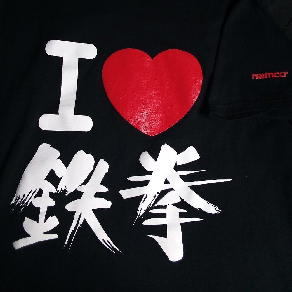 Vintage Y2K I Love Tekken Namco T-Shirt